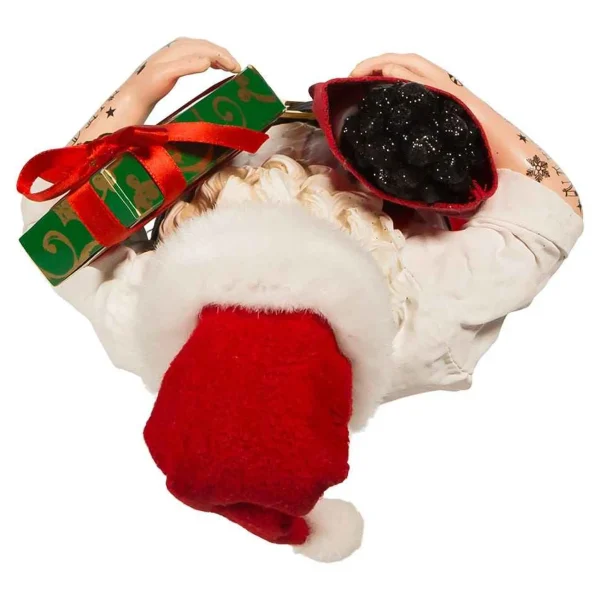 Kurt Adler 10.5-Inch Fabriche Santa With Tattoos