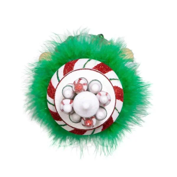 Kurt Adler 15-Inch Hollywood Nutcrackers™ Red, White And Green Candy Tower Hat Nutcracker