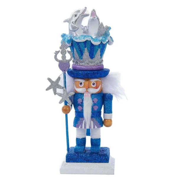 Kurt Adler 12-Inch Hollywood Dolphin Nutcracker