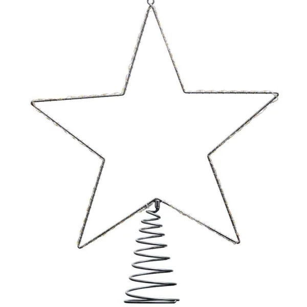 Kurt Adler 17.5-Inch Metal Lighted Led Star Treetop