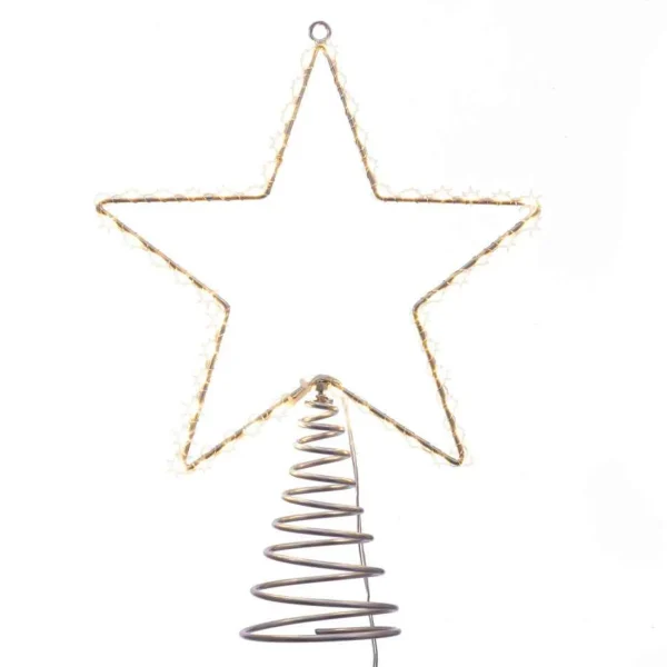 Kurt Adler 17.5-Inch Metal Lighted Led Star Treetop