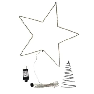 Kurt Adler 17.5-Inch Metal Lighted Led Star Treetop