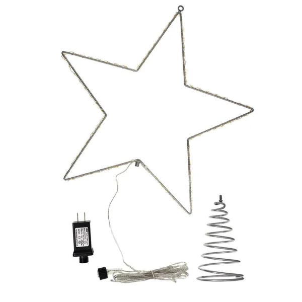 Kurt Adler 17.5-Inch Metal Lighted Led Star Treetop