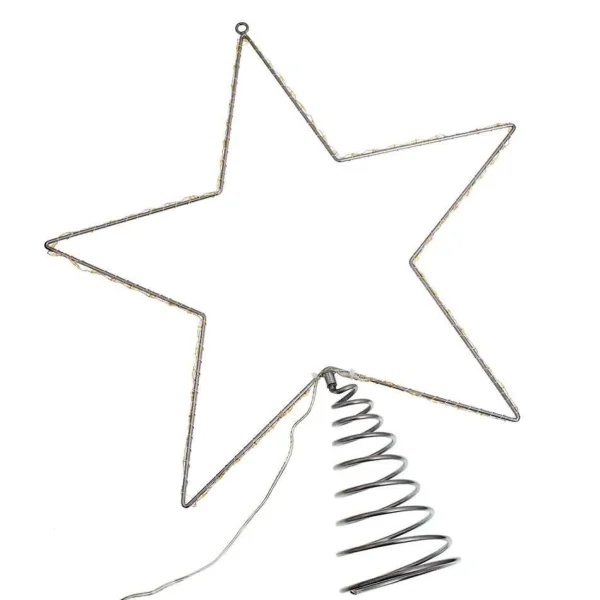 Kurt Adler 17.5-Inch Metal Lighted Led Star Treetop