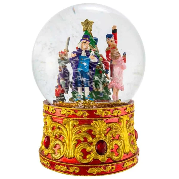 Kurt Adler 120Mm Musical Lighted Nutcracker Water Globe