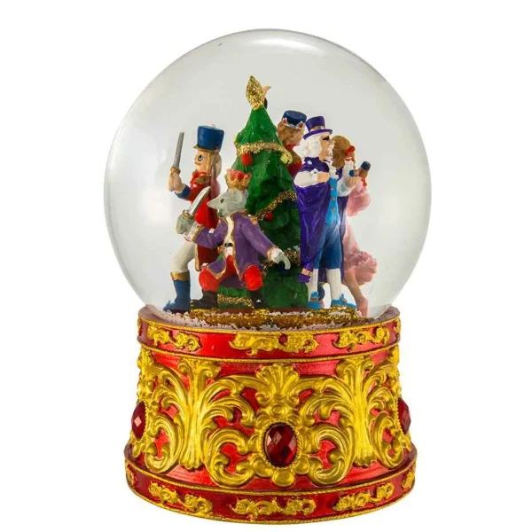 Kurt Adler 120Mm Musical Lighted Nutcracker Water Globe