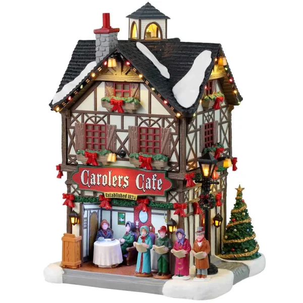 Lemax Village Collection Carolers Cafe, Battery Operated (4.5V) #35024