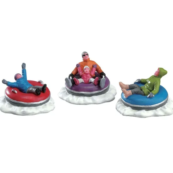 Lemax Village Collection Tubing Family, Set Of 3 #73305
