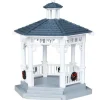 Lemax Village Collection Plastic Gazebo With Decorations Table Accent #04160