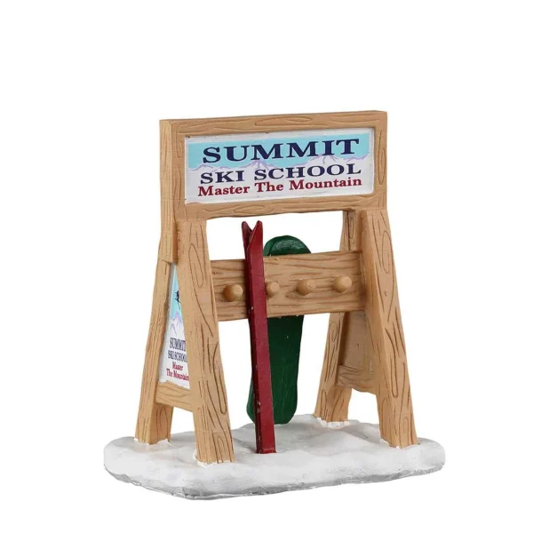 Lemax Village Collection Ski Rack Sign #34097