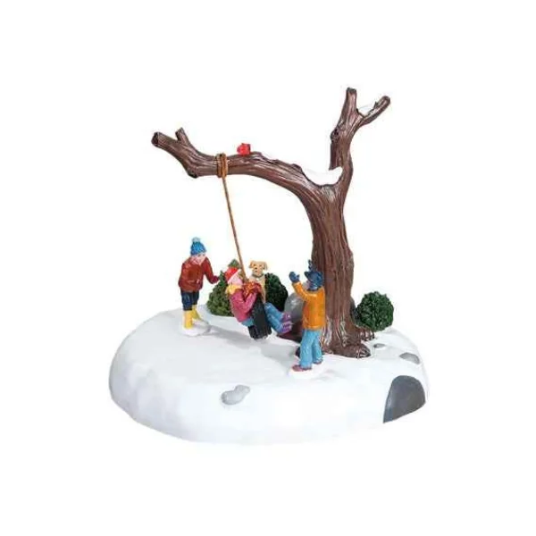 Lemax Village Collection Tire Swing Twirl #84354